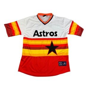 Majestic Houston Astros Altuve 27 Baseball Jersey Cooperstown Collection Men L